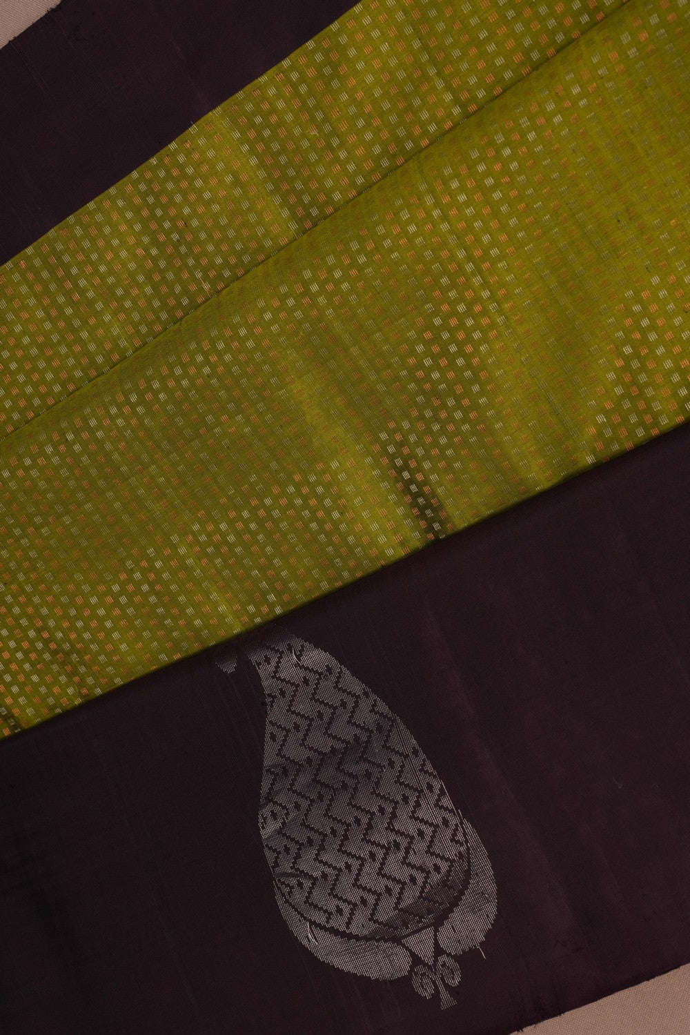 Image of Green South Silk Saree